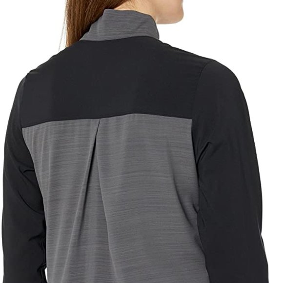 🆕adidas Women's Essentials Full Zip Wind, Black-Grey, Brand NEW, NWT, Authentic - Picture 2 of 2